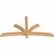 Ekena Millwork Davenport Timber Gable Bracket, Western Red Cedar, 72"W x 39"H x 3 1/2"D x 3 1/2"F, 13/12 Pitch GBW072X39X0404DAV00SWR - alternate 2